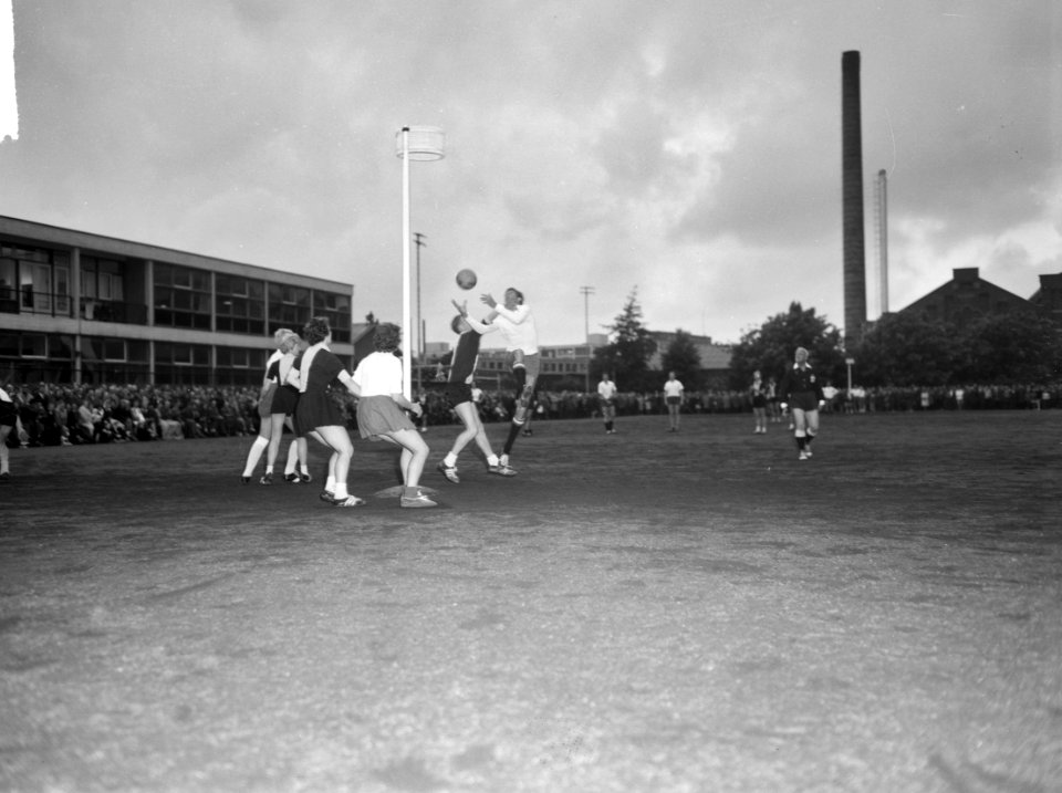 Korfbal Kampioenschap hoofdklasse A Westerkwartier tegen Rohda 5-7 Spelmoment, Bestanddeelnr 915-2782