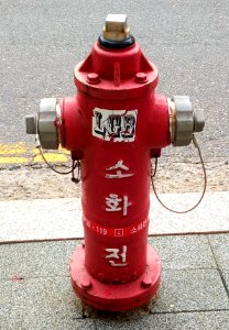 Korean fire hydrant photo