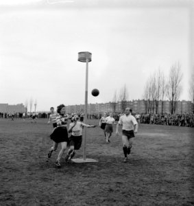 Korfbal Blauw-Wit tegen Westerkwartier 7-6, Bestanddeelnr 907-6579