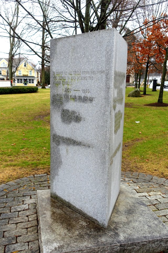 Korean War and Vietnam War Memorial, 1 of 3 - Westford, Massachusetts - DSC08991