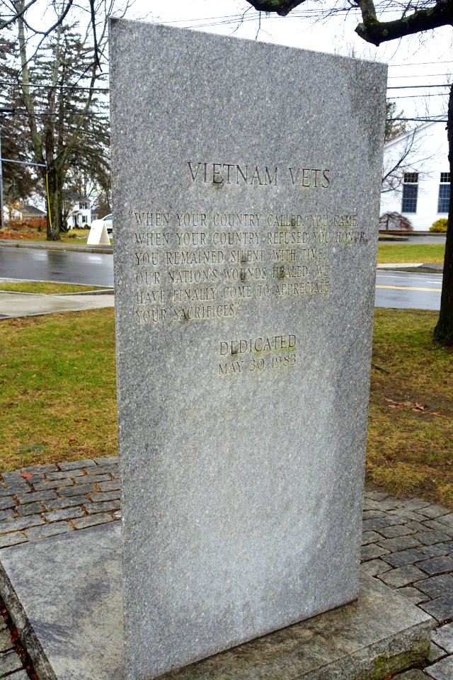 Korean War and Vietnam War Memorial, 3 of 3 - Westford, Massachusetts - DSC08993