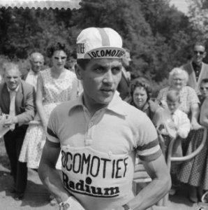 Koppen van Nederlandse renners, die deelnemen aan de Tour de France , Piet Damen, Bestanddeelnr 910-4598