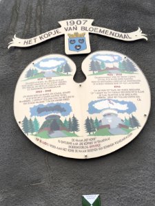 Kopje van Bloemendaal bord