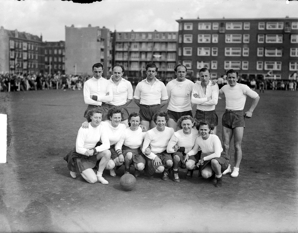 Korfbal Blauw-Wit tegen Westerkwartier, Westerkwartier elftal, Bestanddeelnr 903-8990
