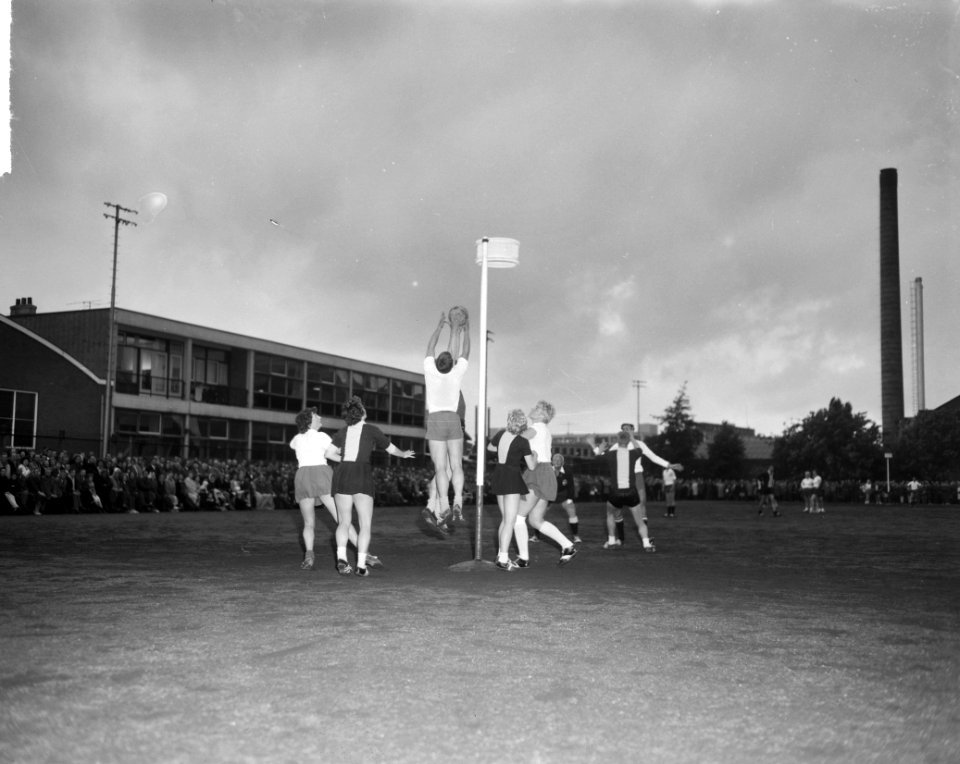 Korfbal Kampioenschap hoofdklasse A Westerkwartier tegen Rohda 5-7 Spelmoment, Bestanddeelnr 915-2781