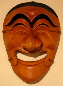 Korean mask of yangban (aristocrat)