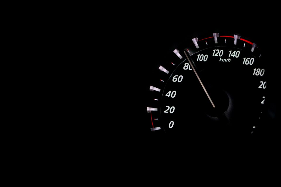 Car odometer car meter black car