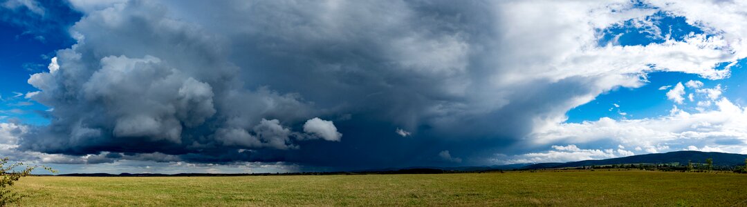 Clouds rain thunderstorm