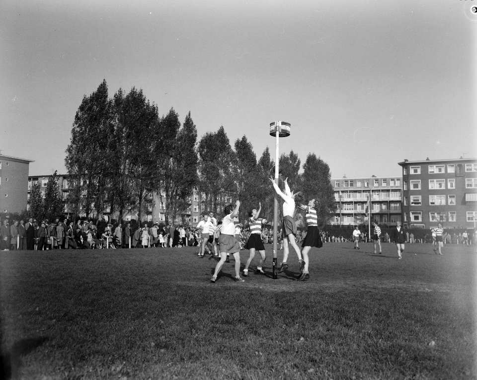 Korfbal Blauw Wit tegen Westerkwartier, Bestanddeelnr 909-0102