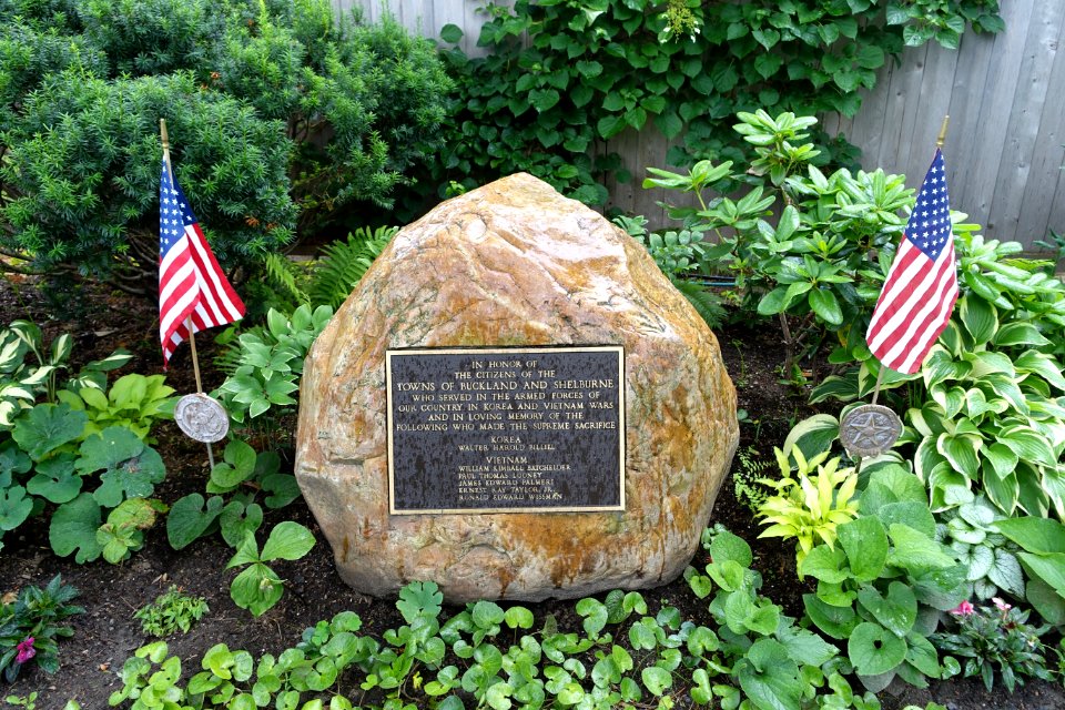 Korean and Vietnam Wars memorial - Shelburne Falls, Massachusetts - DSC00169