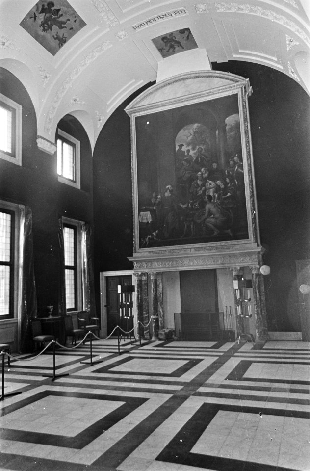 Koninklijk Paleis op de Dam na de restauratie. Interieur zijvleugelvertrek, Bestanddeelnr 921-2836