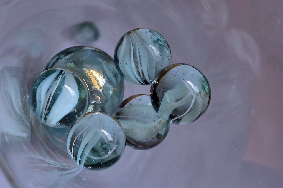Glaskugeln green ball