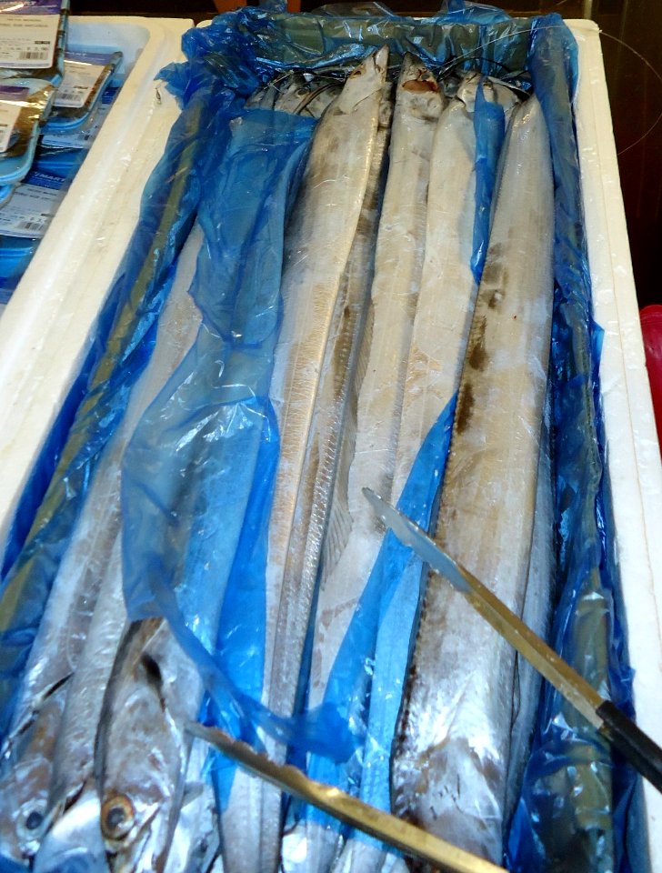 Korean beltfish from jeju at Asian supermarket in New Jersey