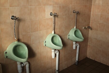 Station toilets urinals photo