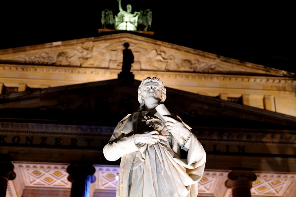 Konzerthaus Berlin at night 2021-01-17 09
