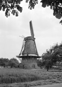 Korenmolen De Ster met één roede te Geesteren, provincie Gelderland 8-kante ste, Bestanddeelnr 162-1239