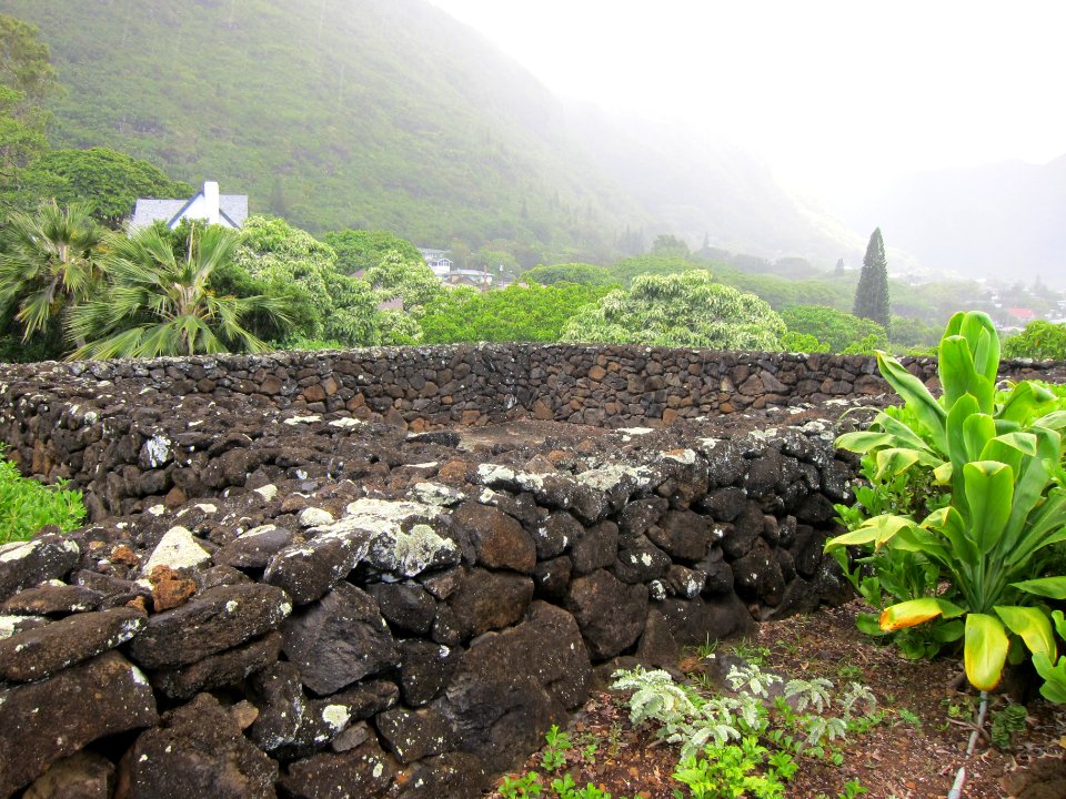 Kuka'o'o heiau in the Manoa Heritage Center, Honolulu III