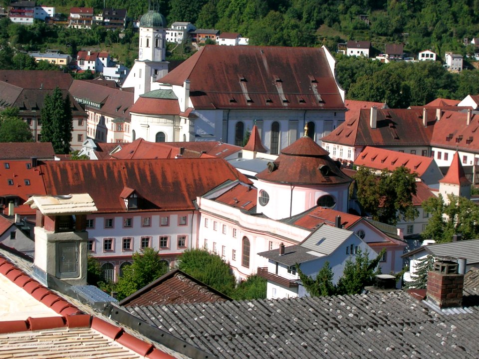 Kugelberg Eichstätt -Sicht auf Schutzengel und Notre Dame