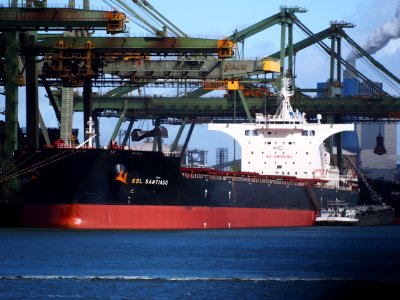 KSL Santiago (ship, 2014) IMO 9719927, Mississippi haven Port of Rotterdam