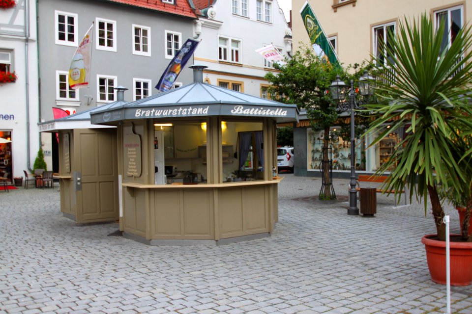 Kulmbach Bratwurststand Marktplatz