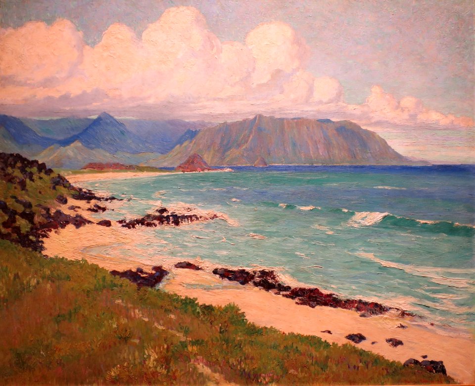 Kualoa from Makapu Beach by William Twigg-Smith, 1925