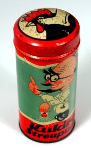 Kukirol-Fabrik Kurt Krisp strooipoeder busje, foto 1
