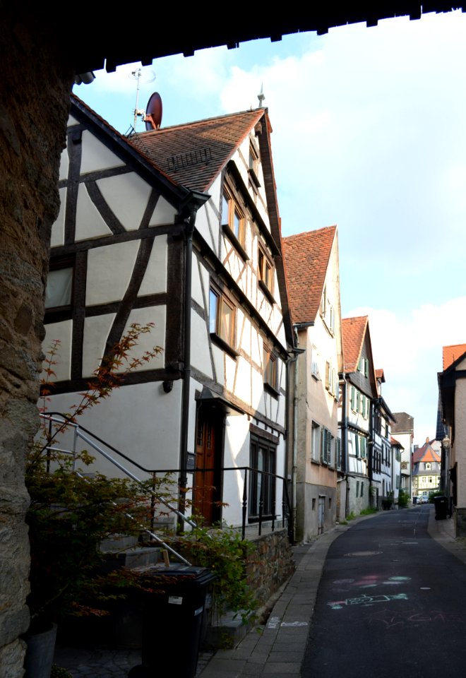 Kronberg, Eichenstraße aus dem Eichentor