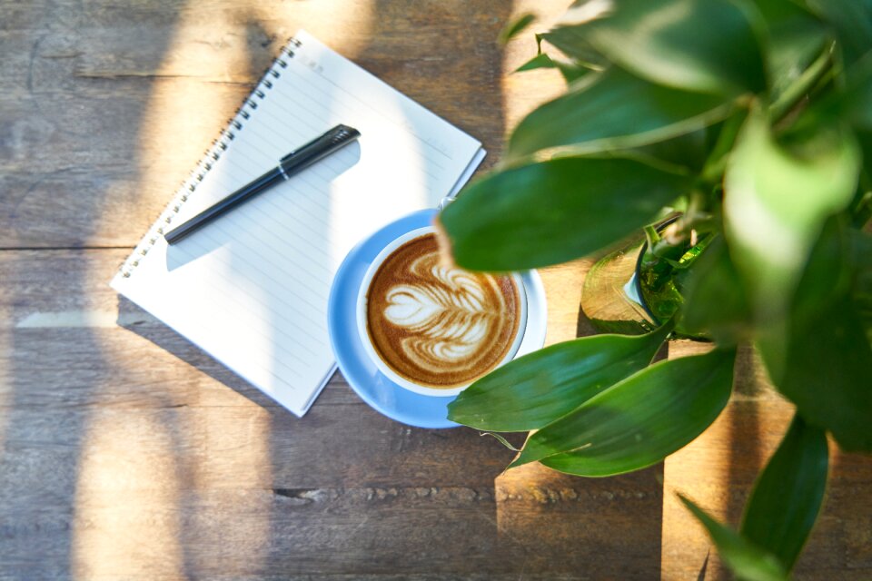 Background coffee cup cappuccino photo