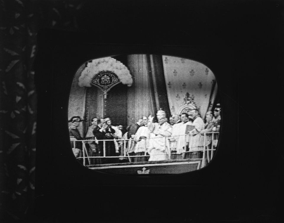 Kroning van Paus Johannes XXIII te Rome, Bestanddeelnr 909-9522