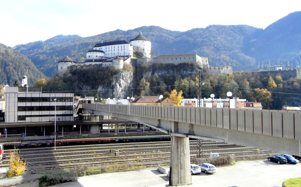 Kufstein, Zeller Steg und Festung, 1