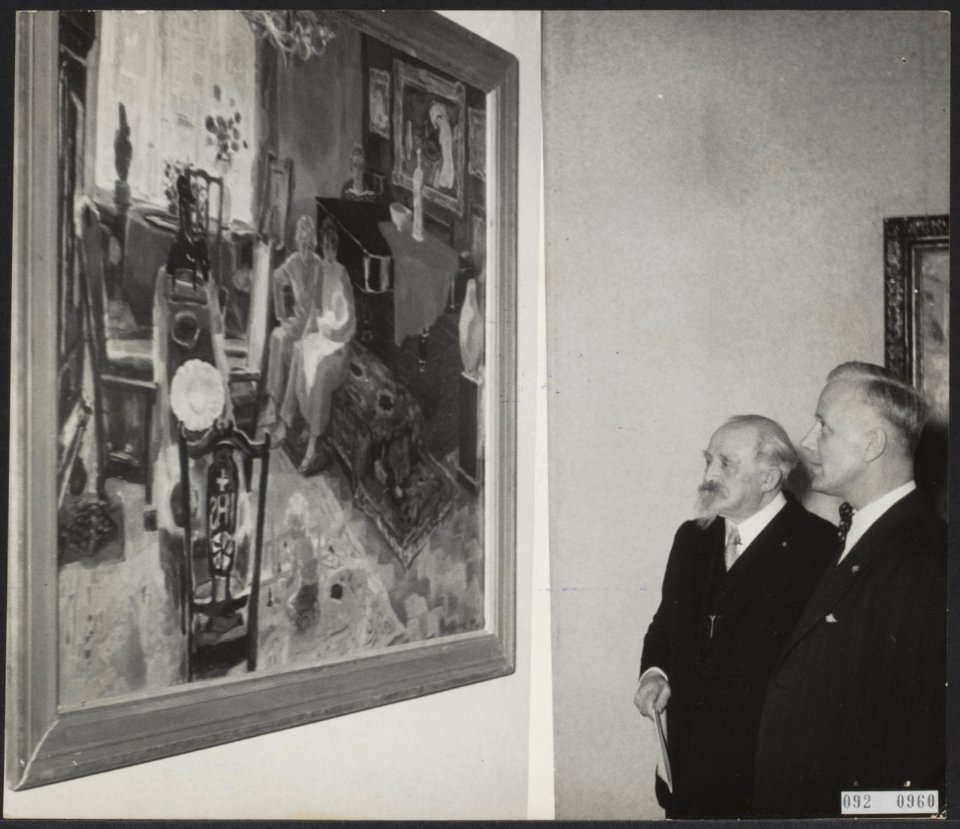 Kunstenaars, schilderijen, burgemeesters, Ailly, Arnold Jan d', Sluyters J, Bestanddeelnr 092-0960