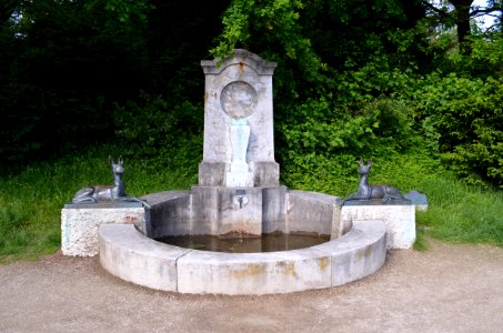 Kronberg, Victoriapark, Anton-Burger-Denkmal (leer)