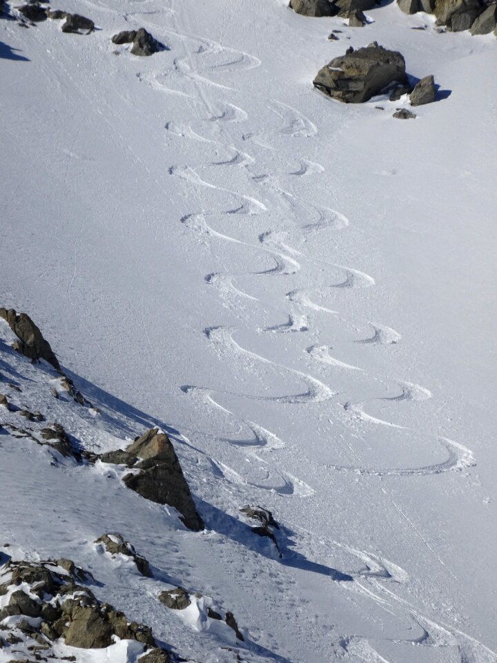 Ski winter landscape
