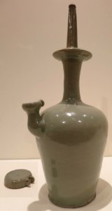Kundika, Koryo, 12th century, stoneware with celadon glaze, Honolulu Museum of Art I