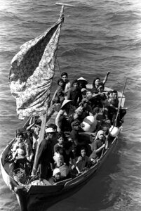 Fishing vessel eight days in sea rescue