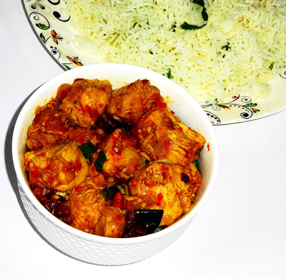 Kung Pao Chicken With Rice