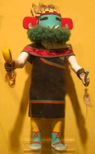 Kwasa-itaoa (skirt-man) kachina, Arizona, Hopi people, Honolulu Museum of Art