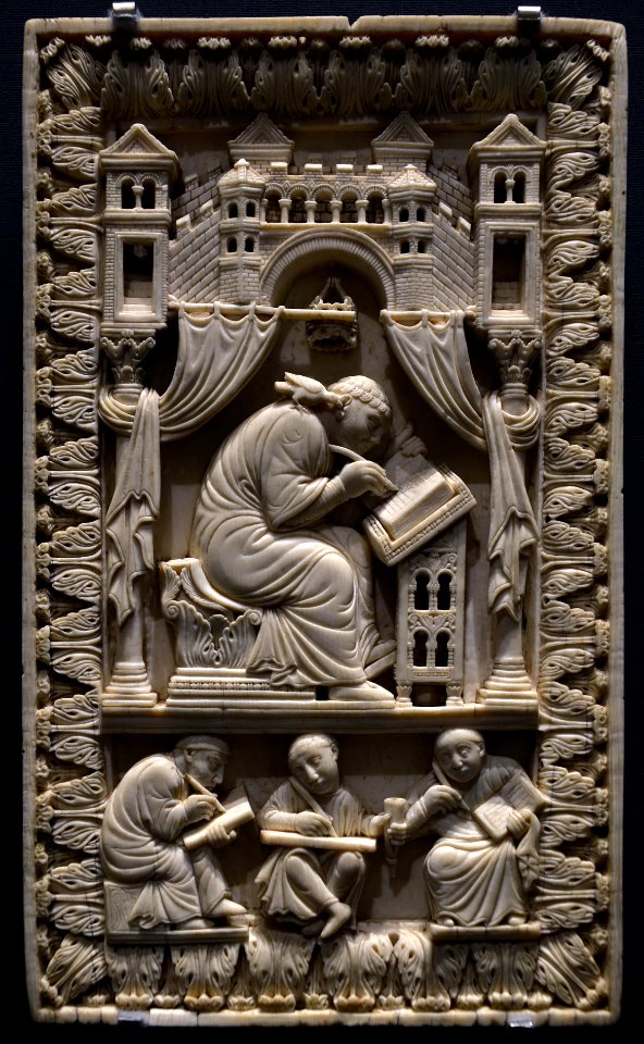 Kunsthistorisches Museum 10th century ivory Gregory the Great 23062013