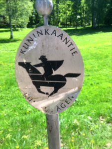 Kuninkaantie sign in Vantaa
