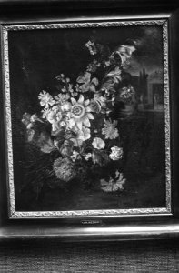 Kunstveiling in gebouw van Mak van Waay te Amsterdam Korenschoven op het land va, Bestanddeelnr 922-1280