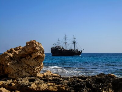 Pirates sailboat cyprus photo