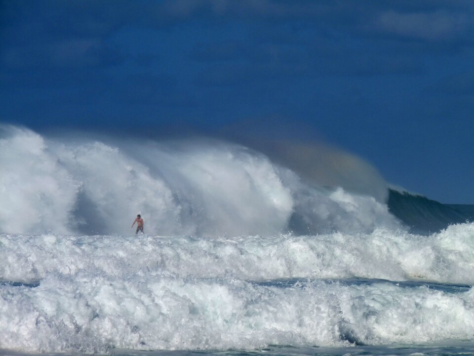 Pacific ocean surfer