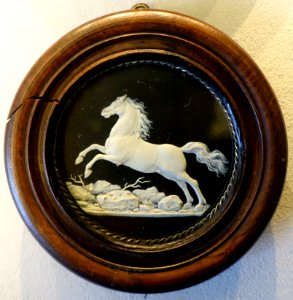 Kurfurst Georg Ludwig von Braunschweig-Luneburg, wax model for medal by Raimund Falz, 1700 - Bode-Museum - DSC02781