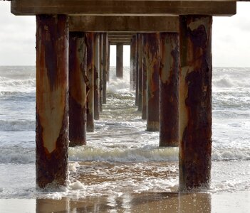 Pier wooden ocean
