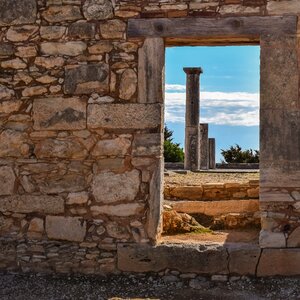 Columns sanctuary ancient photo