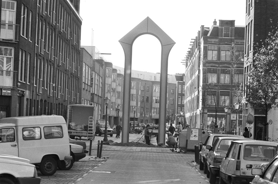 Kunstwerk met bijnaam De Staatsliedenpoort in Staatsliedenbuurt in Amsterdam, Bestanddeelnr 934-3516