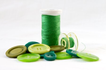 Buttons sewing material