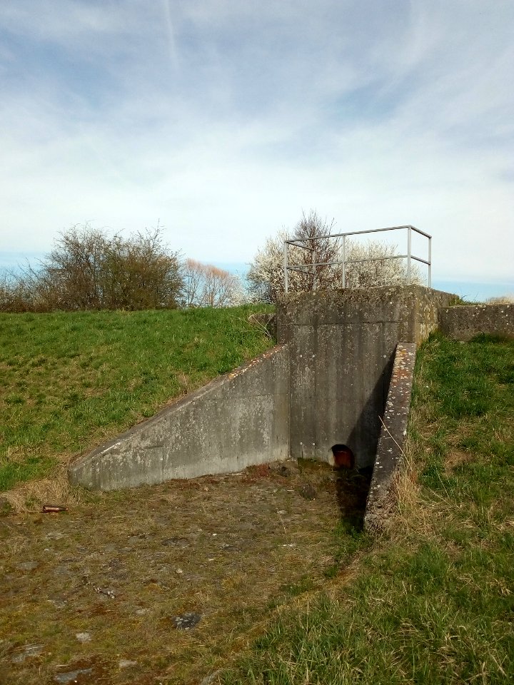 Kraichbach. Polder Bad Schönborn-Kronau, Auslass Teilbecken Nordost
