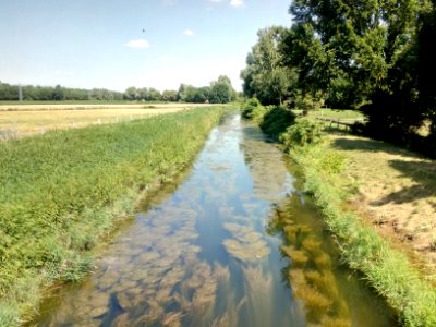 Kraichbach, Hochlage bei den Aussiedlerhöfen Bruchhöfe, Bad Schönborn-Mingolsheim