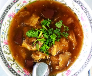 Kra-pho pla (fish maw soup), Chiang Rai, 2018-05-26 (1)